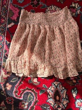 Flirty Intermix lined crepe miniskirt